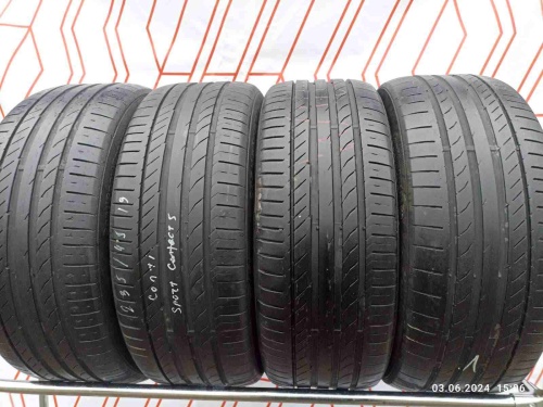 Шины Continental ContiSportContact 5 235/45 R19 -- б/у 5