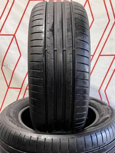 Шины Dunlop Sport BluResponse 225/55 R16 -- б/у 5.5