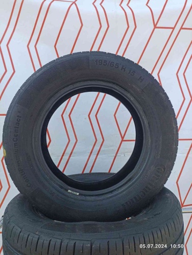 Шины Continental ContiPremiumContact 5 195/65 R15 -- б/у 6